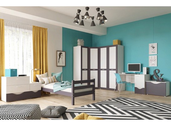 Кровать Соня Вариант 2 (с задней защитой)