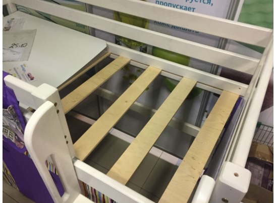 Кровать чердак Соня Вариант 5 (с прямой лестницей)