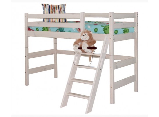 Кровать чердак Соня Вариант 6 (с наклонной лестницей)