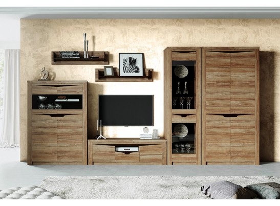 Шкаф двухдверный Соренто (дуб стирлинг)