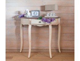 Консоль овальная ST9324 (белая карамель)