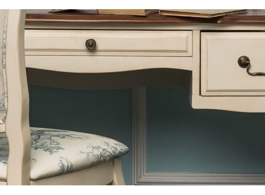 Рабочий стол GS13-BW/ ST9347L (белая карамель)