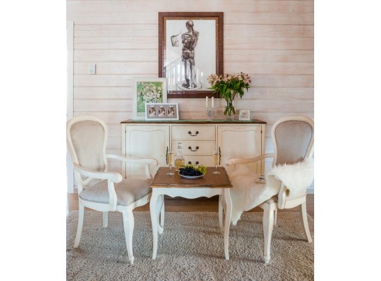 Столик чайный (квадратный) ST9316 (белая карамель)