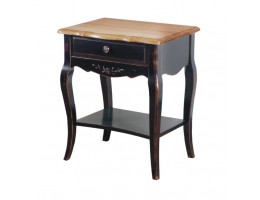 Прикроватная тумбочка ST9102N (черный сапфир)