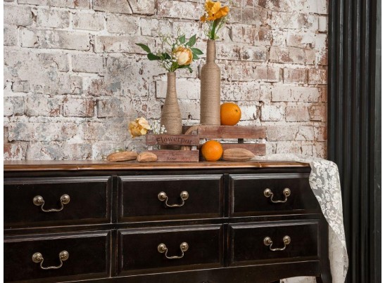 Консоль 6 ящиков ST9158N (черный сапфир)