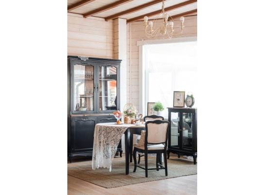 Обеденный стол ST9152SN (черный сапфир)