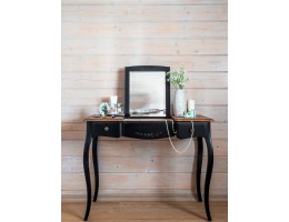 Макияжный столик с зеркалом ST9109N (черный сапфир)