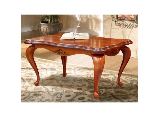 Стол журнальный с декором Грация ММ-184-04