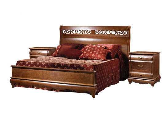 Тумба прикроватная Оскар с 3 ящиками, орех ММ-216-03