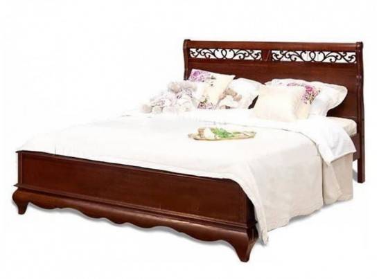 Кровать Оскар без изножья, белая эмаль с ТП ММ-216-02/12Б2