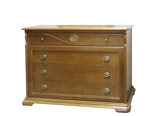 Спальный гарнитур Лика в цвете белая эмаль из натурального дерева 2