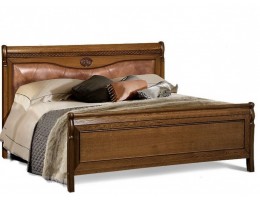 Кровать Лика с ножной спинкой, цвет медовый дуб ММ-137-02/16