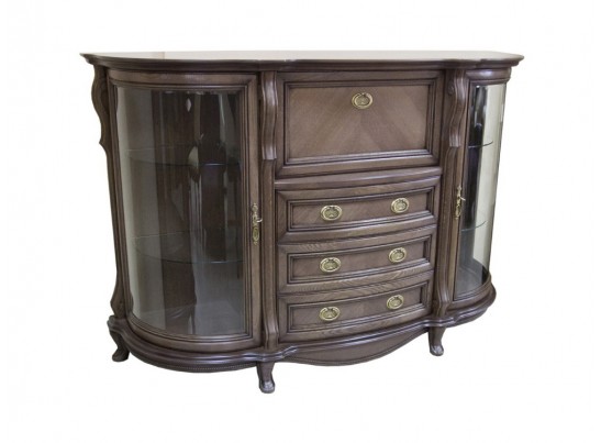 Комод Луи со стеклянными дверцами ММ-240-07