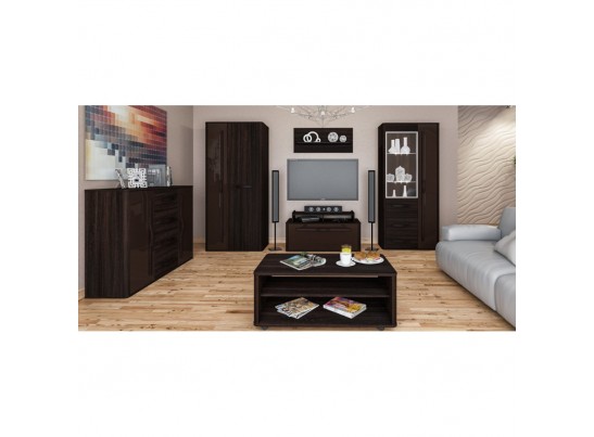 Полка прямая Браво МН-127-11, орех шоколадный