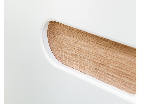 Тумба на колесиках Леонардо МН-026-15, белый