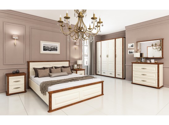 Шкаф четырехстворчатый Марсель МН-126-04/(1)