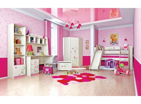 Стеллаж с полками Тедди Ш45-1ЛД1/Д0