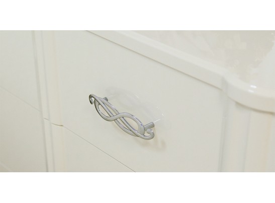 Прикроватная тумба София МН-025-02, крем глянец