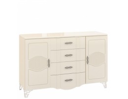 Тумба с ящиками София МН-025-19, крем глянец