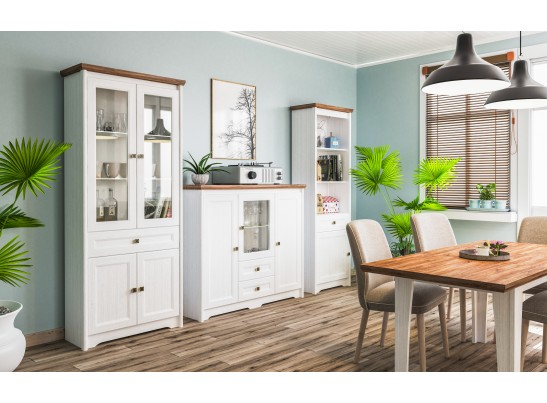 Тумба с витриной Тиволи МН-035-04