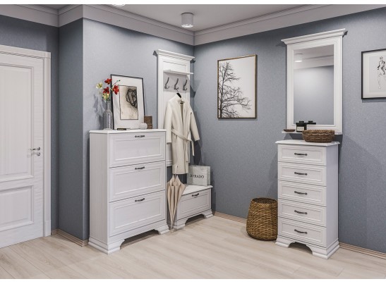 Тумба для обуви Юнона МН-132-31, белый