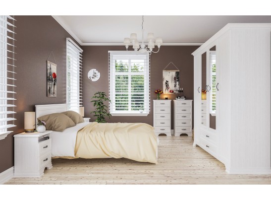 Шкаф для одежды Юнона МН-132-03, белый