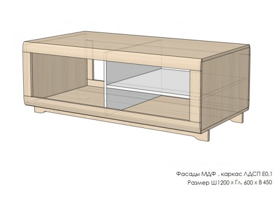 Журнальный столик Pinewood 02
