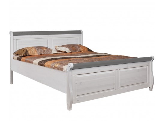 Кровать двуспальная Мальта М без ящика - 160х200 (массив)