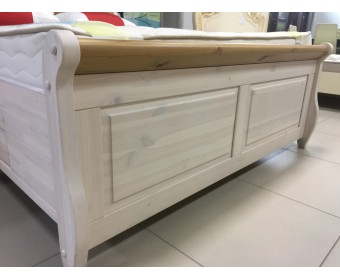 Кровать двуспальная Мальта с ящиком - 160х200 (массив) 