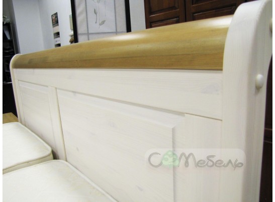 Кровать двуспальная Мальта М с ящиком - 180х200 (массив)