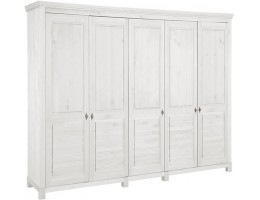 Шкаф для одежды "Рауна" 50 (белый воск УКВ)