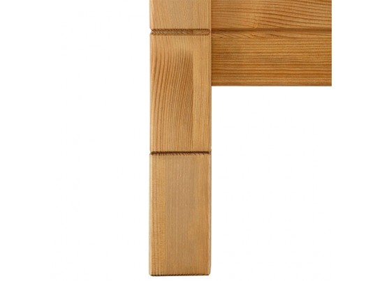 Кровать "Рауна" 090x200 (бейц/масло)