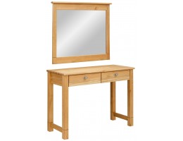 Стол туалетный с зеркалом Рауна (бейц/масло)