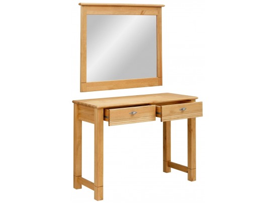 Стол туалетный с зеркалом Рауна (бейц/масло)