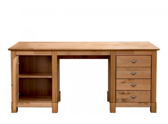 Стол письменный 2-тумбовый Рауна-14 (бейц/масло)