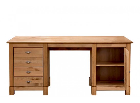 Стол письменный 2-тумбовый Рауна-14 (бейц/масло)