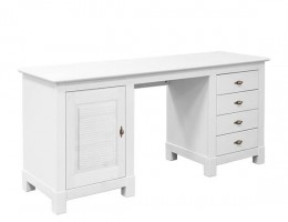 Стол письменный 2-тумбовый Рауна-14 (белый воск УКВ)