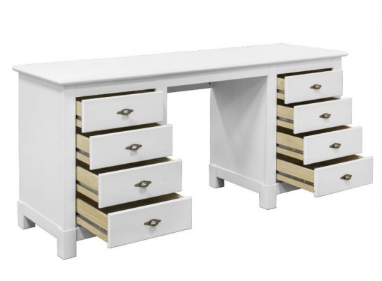 Стол письменный 2-тумбовый Рауна-08 (белый воск УКВ)