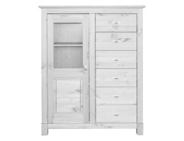 Комод "Рауна 16" (белый воск УКВ)