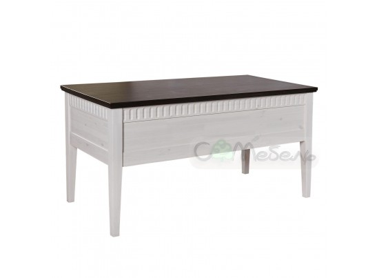 Стол письменный Хельсинки 07 2-х тумбовый (массив)