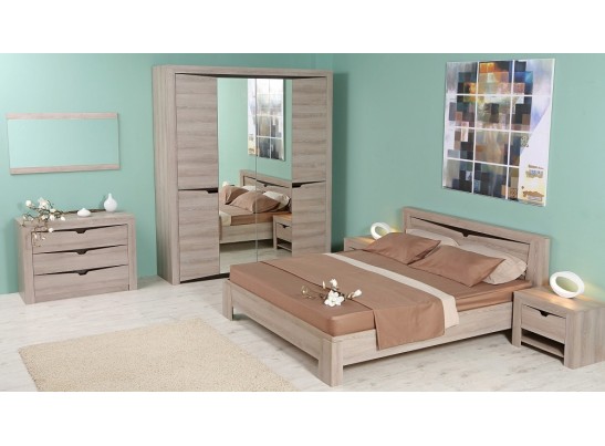 Шкаф 4-дверный Гарда, дуб