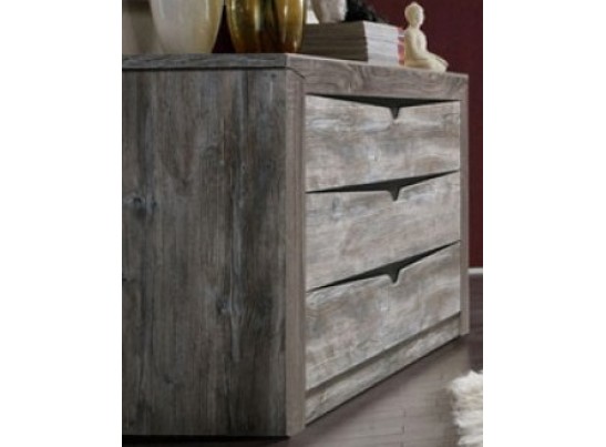 Комод с зеркалом Гарда, сосна