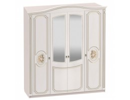 Шкаф четырехдверный Верона, капучино/кофе