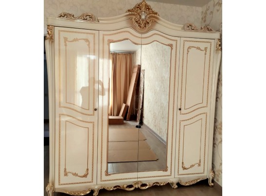 Джоконда Шкаф 4-х дверный с зеркалом в Кургане