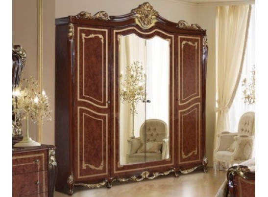 Джоконда Шкаф 4-х дверный с зеркалом в Кургане