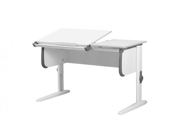 Детская растущая парта с 5 лет, размер 75(+43)x55x53(до 81.5) СУТ.25 в Кургане