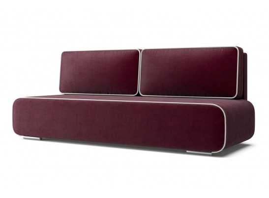 Диван прямой Уно, Тёмно-вишнёвый