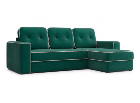 Угловой диван-кровать Астон, Тёмно-вишнёвый