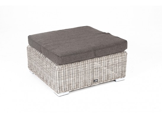 "Лунго" плетеная оттоманка с подушкой, цвет бежевый в Кургане