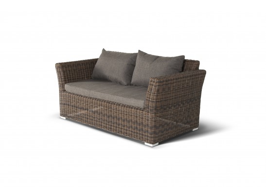 "Капучино Дабл" лаунж-зона из искусственного ротанга, цвет коричневый в Кургане